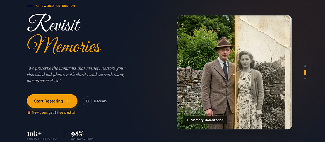 Photo Restoration AI - Revive Old Photos with AI Technology
